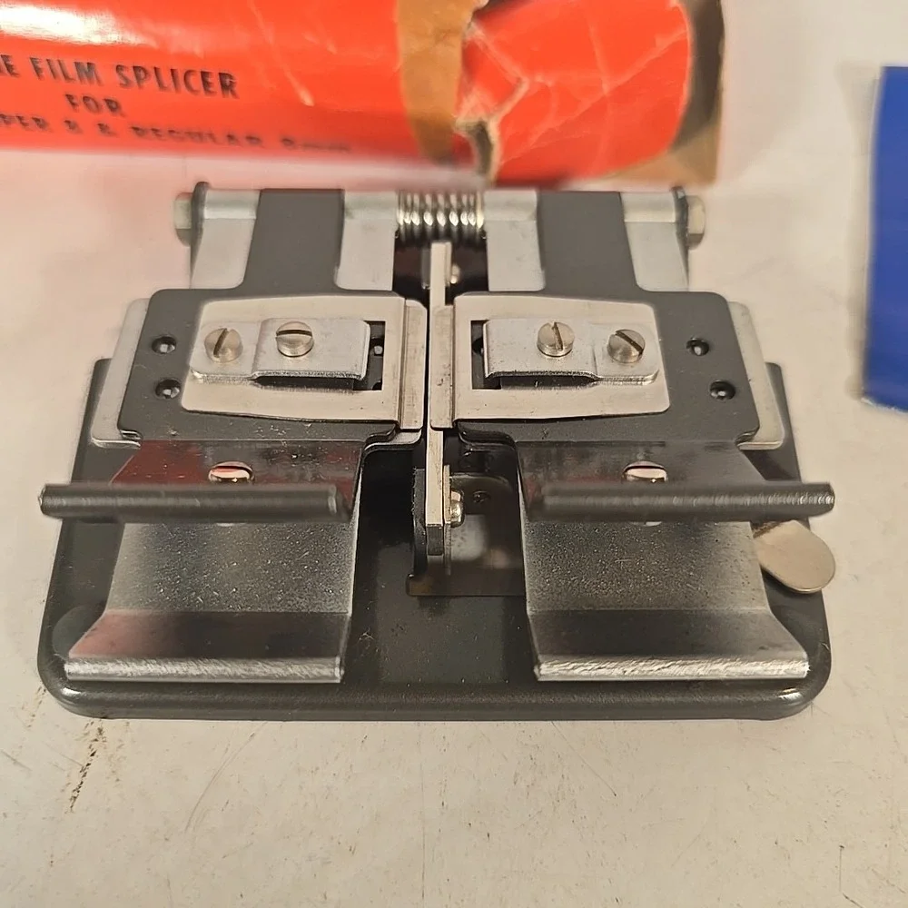 Vintage Telesar Japan‎ Movie Film Cutter Splicer In Box VGC